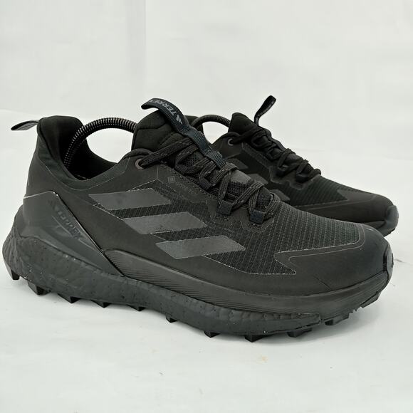 Adidas Terrex Free Hiker 2.0 GORE-TEX Low Black Hiking Shoes Women's Size 9 - Picture 1 of 10